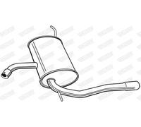 Silencieux final 23260 WALKER pour SEAT TOLEDO III ALTEA XL