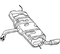 BOSAL 233-127 Silencieux arrière