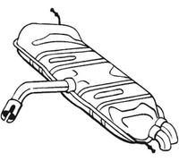 BOSAL 233-179 Silencieux arrière