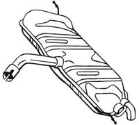 BOSAL 233-453 Silencieux arrière