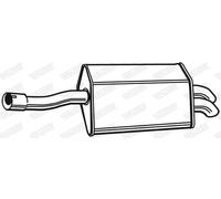 Silencieux final 23340 WALKER pour MERCEDES-BENZ T-Model