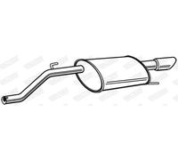 Silencieux final 23347 WALKER pour OPEL CORSA D