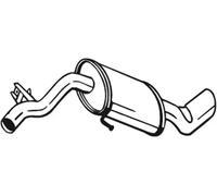 BOSAL - Silencieux arrière 247-037 - Réf. 247037