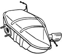 BOSAL 247-413 Silencieux arrière