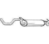 Bosal Silencieux arrière 278-145 Réf. 278145