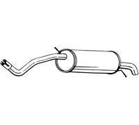 Silencieux final 278-999 BOSAL pour SKODA FABIA II Combi