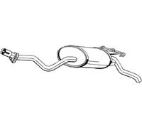 Silencieux final 279-349 BOSAL pour MERCEDES-BENZ 190