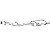 BOSAL Silencieux arrière 280-005 pour BMW 3 Compact
