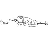 Silencieux arrière BOSAL 282-131