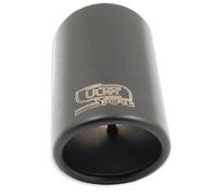 Ulter Sport Embout d'échappement - Ronde Ø70mm - Longueur 120mm - Montage 40-60mm - Inoxydable Noir