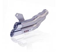 Silencieux IXIL Dual Hyperlow L2X inox / alu poli - Honda CB600F-S - XH6348V