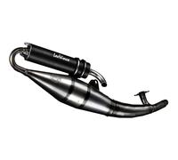 Pot D'Echappement Complete Leovince HM Tt Noir Alu Mbk Booster 50 2004 > 2012