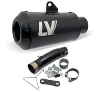 Silencieux LeoVince LV-10 FULL BLACK homologué ECE pour CF Moto CL-X Heritage