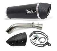 Leovince One Evo Moto Guzzi 14348eb Not Homologated Slip On Muffler Noir Not Homologated