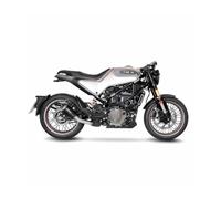 Silencieux LeoVince SLIP-ON SBK LV-10 Black Edition en acier inoxydable noir pour Svartpilen 125/401
