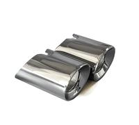 Silencieux Lot De 2 Embouts D'échappement Pour Châssis Pour BMW F Modèles N55 Et B58 Pour Modèles M135I M140I M235I M240I 335I Et 440I Tuyau D'échappement(Angle Silver)
