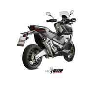 Mivv Delta Race Honda X-adv 750 2017-24 H.066.ldrx Homologated Slip On Muffler Argenté Homologated