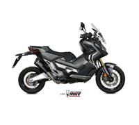 MIVV Silencieux Delta Race H.066.LDRB – Honda X-ADV 750 2017-24 – Slip-on Argenté Homologué