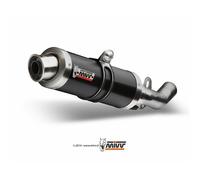 Silencieux MIVV GP inox brossé noir Kawasaki Z300