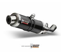 Silencieux MIVV GP inox brossé noir Kawasaki Z300