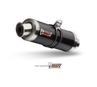Silencieux MIVV GP inox brossé noir Suzuki GSF650 Bandit/GSX650F