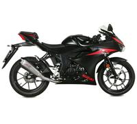 Silencieux Mivv SPORT DELTA RACE système complet 1x1 acier inoxydable Carbon Cap pour SUZUKI GSX-R 125 BJ