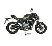 Silencieux Mivv SPORT OVAL système complet 2x1 Carbon Cap pour KAWASAKI NINJA 650 BJ 2017 >