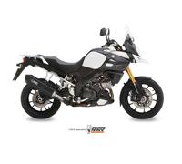 Silencieux Mivv SPORT SPEED EDGE SLIP-ON Steel Black pour SUZUKI DL V-STROM 1000 BJ 2014 >
