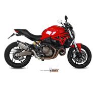 Silencieux Mivv SPORT SUONO SLIP-ON Caps en acier inoxydable pour DUCATI MONSTER 821 BJ 2014 > 2017