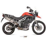 Silencieux Mivv SPORT SUONO SLIP-ON Caps en inox pour TRIUMPH TIGER 800 BJ 2011 >
