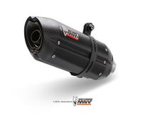 Silencieux MIVV Suono inox brossé noir/casquette carbone Suzuki