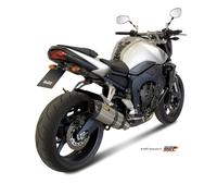 Mivv Suono Yamaha Fz1/fz1 Fazer 2006-16 Y.023.l7 Homologated Slip On Muffler Argenté Homologated