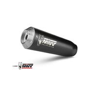 Silencieux MIVV X-M1 inox brossé noir/casquette inox - Benelli Leoncino 800