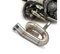 Silencieux Modifier Connecter Tube 50.8mm Moto Échappement Milieu Lien Tuyau pour Street Triple 765 S R RS 2017 2018 2019 2020 2021 2022 2023 2024 Escape