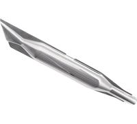 Silencieux monobloc, queue d'hirondelle, chromé, qualité 1 R35-3, R35-2 (adapté pour EMW)