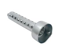 Silencieux moto, Kacepar 42mm DB Killer Muffler Baffle, Universal Exhaust Pipe Silencer, Can Noise Muffler Noise Canceller, Silver, 1 Piece
