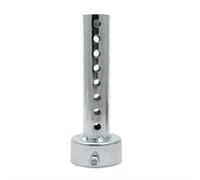 Silencieux moto, Kacepar 45mm DB Killer Muffler Baffle, Universal Exhaust Pipe Silencer, Can Noise Muffler Noise Canceller, Silver, 1 Piece