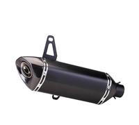 silencieux moto Pot d'échappement moto Compatible avec Piaggio Compatible Vespa Pour GTS250 Pour GTS300 2007-2020 silencieux slip-on et tuyau médian