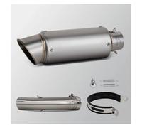 Silencieux Moto Pour 390ADV 250ADV 390 ADV 250 Adventure Système échappement Moto Slip On Line Tuyau Liaison Intermédiaire Connecter Projet Silencieux(TYPE-J)