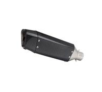 Silencieux Moto Pour NINJA400 Pour Z400 SR2 Tube Carré En Acier Inoxydable Tuyau D'échappement Fantaisie Étoile(Full imitation)