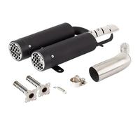 Silencieux Moto pour Vespa pour GTV 250 pour GTV300 pour GTS pour Super 300 SEI pour GIORNI Tech 2005-2020 Racing Pipe Échappement Moto(A)