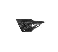 Silencieux Moto Tuyau D'échappement Oblique À Quatre Coins En Fibre De Carbone Véritable Pour YZF-R6 Moto(Real carbon fiber cover)