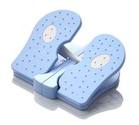 Silencieux Pliant Pied Stepper Machine Renforcé Nylon Mini Stepper Formateur, Léger et Compact, Facile à Transporter, pour les Deux Jambes Exercice (Taille unique)
