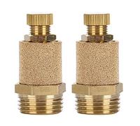 Silencieux pneumatique en laiton, réducteur de bruit d’échappement d’air à filetage mâle pour électrovanne et vérin pneumatique, silencieux à étranglement SLL avec dimensions G1/8 (Gz/8)