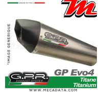 Echappement GPR homologue titane GP Evo4 Benelli TRK502X 2021-2024