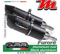 Gpr Exhaust Systems Furore Dual K 1600 Gtl 12-16 Homologated Slip On Muffler Noir Homologated