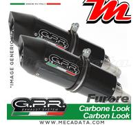 Gpr Exhaust Systems Furore Poppy Ducati 848 07-13 Ref:d.69.1.fupo Homologated Oval Muffler Noir Homologated