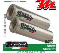Paire d'echappement GPR homologue titane M3 Ducati 998-R-FE 2001-2004