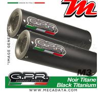 Gpr Exhaust Systems M3 Titanium Double Monster 696 08-14 Cat Homologated Muffler Noir Homologated