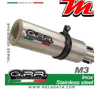 Echappement GPR homologue acier satine M3 Honda CBR500R 2012-2018